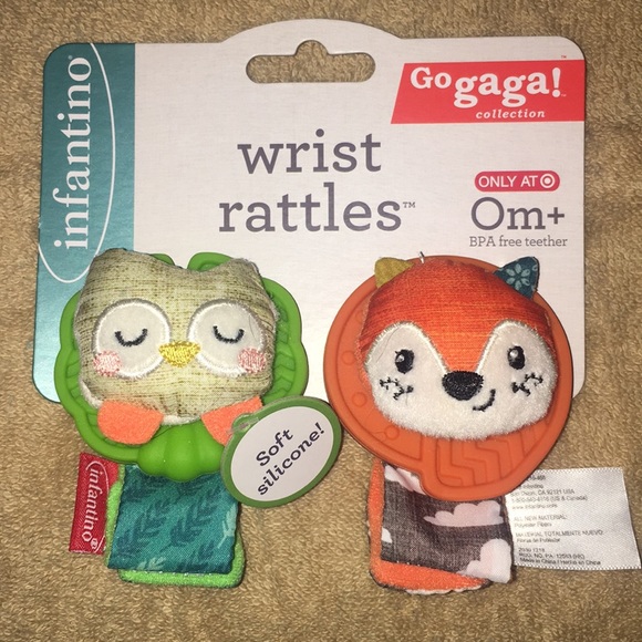 infantino wrist rattles